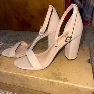 Light Sand, chunky Heels sandals